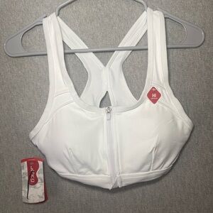 Women’s Sports Bra NWT BCG Small zip front hi support ideal for high intensity